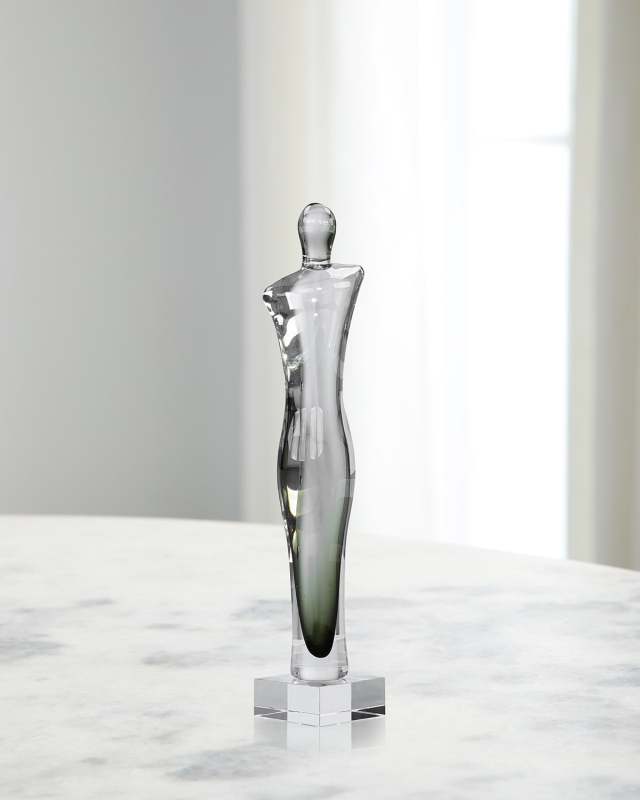 Glass Silhouette Sculpture, Small